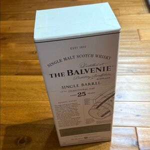 The Balvenie 25 Year Single Barrel Scotch Whisky Box